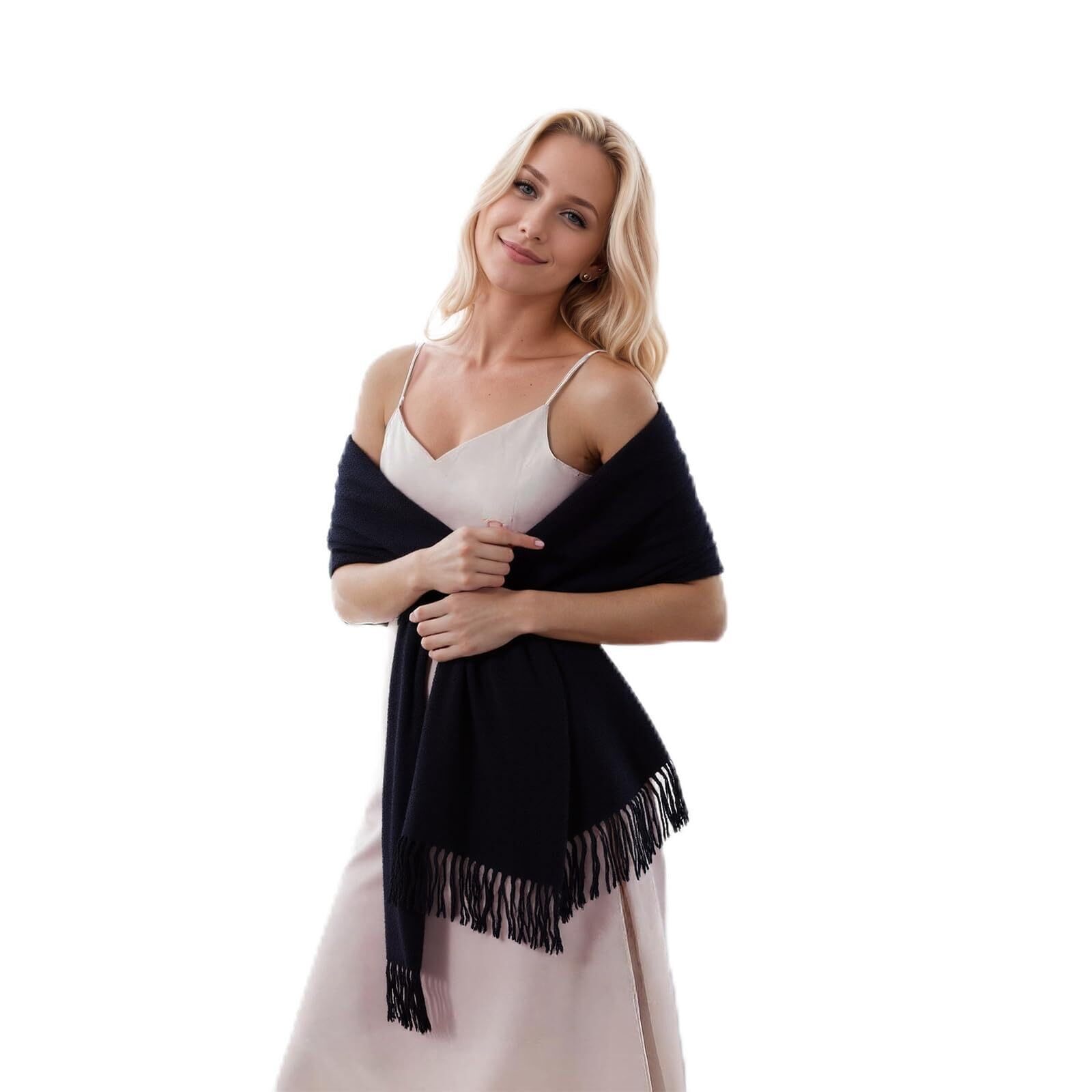 4818 Womens Scarf Pashmina Shawls And WrapsCashmere Feel Blanket Scarves